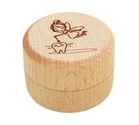EHJRE Scatola per Dei Denti, Porta Denti Multiuso per Riporre I Denti Perduti, Prima Collezione, Scatola Commemorativa, Scatola per Bambini in Legno, Style D, Taglia unica bambino