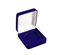 EHJRE Scatola Portaoggetti Challenge, AntiGraffio, Adatta a Contenitori da Collezione da 60 Mm, Espositore per Monete Challenge, Blu
