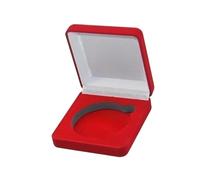 EHJRE Scatola Portaoggetti Challenge, AntiGraffio, Adatta a Contenitori da Collezione da 60 Mm, Espositore per Monete Challenge, Rosso