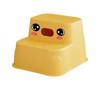 EHJRE Sgabello per Bambini con Gradini a Forma di Cartone Animato, Sedia per Bambini, Regalo Pratico, Scaletta per Bambini Piccoli, per L'asilo, per Suo, Giallo