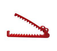 EHJRE Sigillante con Clip di Chiusura, Mantiene Alimenti Freschi per Le Confezioni, Richiudibile per La Conservazione di Alimenti E Snack, Clip per Pata, Rosso