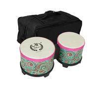 EHJRE Strumenti a Percussione Del Tamburo Bongo Che Praticano Strumenti Educativi Musicali di Tamburi a Mano Fine per Professionisti Principianti, blu