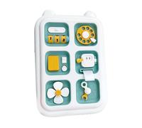 EHJRE Toy Educativo di Bordo Impegnato Giocattoli Multimeali Giocattoli Cognizione Gioco Puzzle Giocattolo Sensoriale per Bambini di Oltre 18 Mesi, Verde, Taglia unica bambino