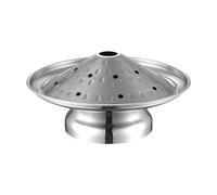 EHJRE Vassoio per ghiaccio con supporto, piatto per hot pot commerciale, Argento