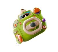 EHJRE Volante per Bambini per Conducenti di Passeggini, Attività Divertente con Suoni E Luci, Gioco di Ruolo per Giocattolo Interattivo per Culla, Verde, Taglia unica bambino
