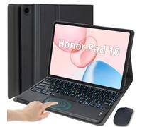 EHLCYS Custodia con Tastiera per Honor Pad 10 12,1 Pollici 2025, Layout Italiano Tastiera con Touchpad Intelligente Staccabile E Retroilluminazione 7 Colori, Custodia Ultrasottile con Mouse