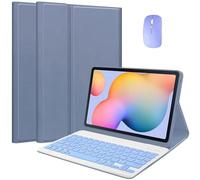 EHLCYS Custodia con Tastiera per Xiaomi Redmi Pad SE 11 Pollici 2023 Tablet, Tastiera Bluetooth Wireless Rimovibile Magnetica, Cover Posteriore in TPU Ultrasottile E Leggera con Mouse,Viola