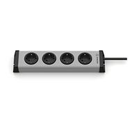 EHMANN 0200x00042305 - Ciabatta elettrica universale a 4 prese, cavo da 5 m