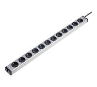 Ehmann 0600x00122031 presa multipla 12fach alluminio Schutzkontakt 1