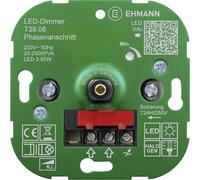 Ehmann 3900x0800 Dimmer da incasso Adatto per lampadina: Lampadina LED,