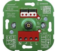 Ehmann 5500x0000 Dimmer universale Adatto per lampadina: Lampadina LED, Lampad