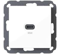 Ehmann 6560x0000 Presa di ricarica USB Bianco