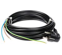 Ehmann 9065x0100 Cavo di Collegamento da 5 m con Spina con Contatto di Protezione, Nero