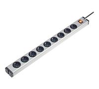 Ehmann 0601x00092031 presa multipla con Schalter 9fach alluminio