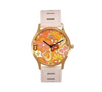 eHo Orologio Upcyclée Collection Sixties - Bianco Flower Power