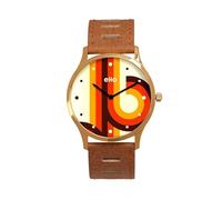 eHo Orologio Upcyclée Collection Sixties - Marrone Fibbia