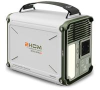 EHOM Portable Power Station EP350, 307Wh Solar Generator LiFePO4 with 350W (Peak 700W) AC & 200W Solar Charging, 2-Strap-Designs for more portability, for Camping, Travel, Emergency, On the Go