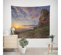 EHOMERY Arazzo da Parete Bambina Baciur Camera da Letto Alba Arazzo Etnico Copridivano Copriletto Matrimoniale Soggiorno Camera da Letto Decorazione Appesa alla Parete 200X150Cm