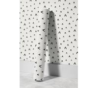 EHOMERY Carta da Parati Geometrica Autoadesiva Per Pareti Floreale Disegnato Mano, Semplice Fresco Stile Giapponese Colla Vinilica Pellicola Decorativa Pvc Spessa 45x200cm