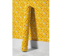 EHOMERY Carta da Parati Non Autoadesiva Per Lavabile Camera Letto Romantico Ed Elegante Cuore D'Angelo Cupido Arancia Cucina Colla Su Muro Pronto + Kit 45x500cm