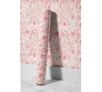 EHOMERY Carta da Parati Per Porte Interne Autoadesiva Floreale Romanticismo Retrò Fiore Orientale Muro 3D Natura Rivestimento Murale Vinile Decorazione D'Interni 45x500cm