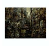 EHOMERY Lino Sottopiatti Maioliche Centrino Piatto Halloween Set di 1, Tovaglietta Natalizia Tovaglia Estiva Ecologico per L'Arredamento Sostenibile, 32x42cm