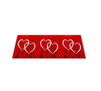 EHOMERY Tappetino Mouse Simpatico Mouse Pad Legami San Valentino Tappetino Mouse Tessuto Mouse Pad Usa Per Decorare La Scrivania - 1 Pack [30x80 cm]