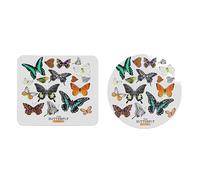EHOMERY Tappetino Mouse Verticale Mouse Pad Legami Farfalla Tappetino x Mouse E Tastiera Mouse Pad Benq Per Decorare La Scrivania - 2 Pack [20x24 cm And Dia 20 cm]