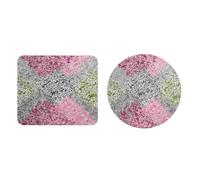 EHOMERY Tappetino Per Il Mouse Legami Tappetini Per Mouse Personalizzabile Graffiti Tappetino Mouse Offerta Mouse Pad Benq - 2 Pack [20x24 cm And Dia 20 cm]