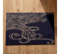 EHOMERY Zerbino da Esterno Super Assorbente Tappetini Igienici Modello retrò Zerbino Quadrato Tappeto x Doccia Antiscivolo 45x75cm