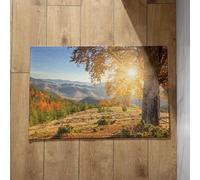 EHOMERY Zerbino Ingresso Interno Colorato Tappetino per Vasca da Bagno Montagna al Tramonto Zerbino Esterno Ingresso Tappeto Ingresso Interno 50x80cm, Zerbino Decorativo