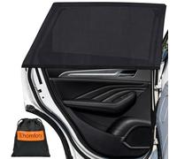 Ehomfory Tendine Parasole Auto Bambini, 2 Pezzi, Universali Parasole Auto Block Raggi UV, Protegge Bambini e Animali, Spandex di Alta Qualità con 6 Chiusure in Velcro