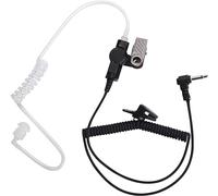 ehomiiii Tubo acustico universale per jack da 3,5 mm - Auricolari trasparenti con clip di fissaggio, incl. 10 paia di tappi per le orecchie, cuffie per radio e dispositivi