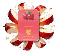 Ehrenzahn, stuzzicadenti di alta qualità, dal gusto intenso, 100 stuzzicadenti per lattina, per alito fresco e per eliminare le abitudini sgradevoli, 7 varietà a scelta (doppia mela)