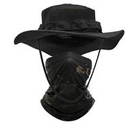 ehsbuy Cappello Pescatore Uomo con Raffreddamento Scaldacollo Militare Regolabile Safari Cappello Camouflage Face Sciarpa Trekking Softair Estivo Cappellino per Caccia Sport All'aperto
