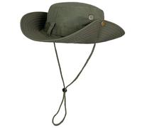 ehsbuy Cappello Pescatore Uomo Estivo Tesa Larga Pieghevole Cotone Traspirante Cowboy Stile Boonie Cappello da Sole con Cinghia Regolabile per Trekking Esploratore Escursionismo