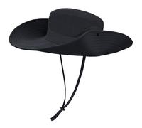 ehsbuy Mesh Cappello Pescatore Uomo Tesa Larga Safari Estivo Spiaggia Boonie Trekking Cappelli Jungle Impermeabile con Cinghia Regolabile per Caccia Escursionismo Esploratore