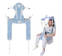Ehucon Imbracatura per sollevamento pazienti con supporto per la testa per anziani/disabili/handicap per toilette/trasferimento/sollevamento, adatta per assistenza domiciliare o infermieristica 226,8
