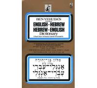 Ehud Ben-Yehuda Da Ben-Yehuda's Pocket English-Hebrew, Hebrew-Engli (Tascabile)