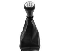 EHWLFVX Impugnatura Asta Cambio Per Peugeot 206 406 Pomello Del Cambio | Accessori per auto Manuale Leva del cambio a 5 velocità Accessori per auto con ghetta per cuffia(Gearshift silver cap)