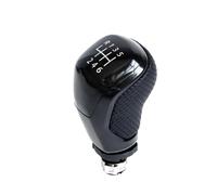EHWLFVX Impugnatura Asta Cambio Per Skoda Pomello Del Cambio | Leva per auto da 12 mm 5 6 velocità(Black 6 Speed)