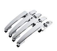 EHWLFVX Maniglie Esterne Delle Portiere Dell'auto Per Ford Per Focus 2008-2011 4 Pezzi Maniglia Esterna Per Porta Anteriore Posteriore Sinistra Destra Maniglia della porta laterale(Chrome)