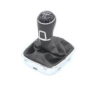 EHWLFVX Per VW Per Polo 6C 2015-2018 Pomello Del Cambio Con Leva | Impugnatura Asta Cambio 5 velocità/6 velocità con bagagliaio in pelle Car Styling(5 Speed1)