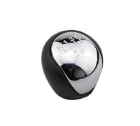 EHWLFVX Pomello Del Cambio Auto Per Hyundai Per Elantra Per I30 Per Kia Per Forte Per Soul 5 Marce Manuale MT Pomello Del Cambio Leva Testa Della Penna(Bright sliver)