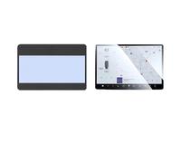 EHWLFVX Salvaschermo Per Tesla Per Model 3 Y 2021-2025 Per Model Y Per Juniper Copertura Protettiva Silicone Schermo Navigazione Con Controllo Centrale(2021-2023 Black 2PCS)