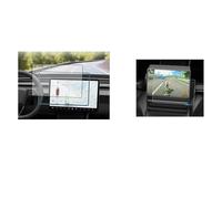 EHWLFVX Salvaschermo Per Tesla Per Model Y Per Juniper Per Model 3 2025 Pellicola Protettiva In Vetro Temperato Controllo Centrale Lucida Opaca Copertura Totale((Matte) 2pcs)
