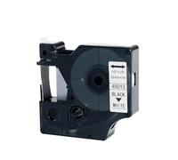 EHxCUF 12mm 45013 d1 nastro nero su bianco 45013 cassetta 1/2 pollici compatibile con etichetta 100 150 160 200 250 210d 260p 280 360d 420p e dispositivi di etichettatura simili