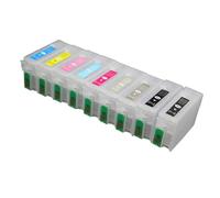 EHxCUF Cartucce d'inchiostro ricaricabili da 1 set compatibili con la stampante P600 e i modelli Surecolor SC-P600 da T7601 a T7609 con chip ARC