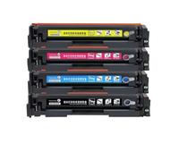 EHxCUF Cartuccia toner compatibile a 4 colori con chip per 207A 206A funziona con M282NW M283FDN M283FDW M283CDW MFP M255DW M255NW W2210A Stampante(1set without No chip)