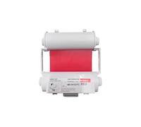 EHxCUF Nastro a trasferimento termico SL R101T SL R102T compatibile con stampante per etichette MAX CPM 100HC 100G3C 100G5C 100HG3C 100HIII PM 100A 100HG(R103T No Chip Red)